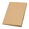PUZO. Porte-documents en papier 100% recyclé A4 (400 g/m²) Beige | sans marquage | A4