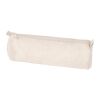 SCHOOLI. Trousse à crayons en 100% cotton canevas (290 g/m²), au design cylindrique Beige | sans marquage
