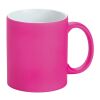 LYNCH. Tasse en céramique avec finition néon 350 mL Rose | sans marquage