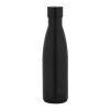 RE-BUFFON M. Thermos en acier inoxydable recyclé à 93 % 520 ml Noir | sans marquage