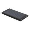 CLERK. Batterie nomade de 8 000 mAh avec panneau solaire en aluminium 100 % recyclé Noir | sans marquage