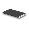 NOBEL. Power bank 7'200 mAh en aluminium recyclé (100 % rAL) Noir | sans marquage
