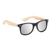 VARADERO. Lunettes de soleil en PP et bambou Noir | sans marquage