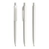 Prodir DS8 stylo à bille à poussoir poli blanc | non disponible | non disponible | sans marquage