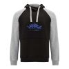 Sweat à capuche Badet bicolore pour enfant Standard | Noir-Gris | 5/6 | sans marquage | non disponible | non disponible | non disponible