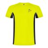 T-shirt de sport Shanghai à manches courtes pour enfant Standard | Fluor Yellow-Noir | 16 | sans marquage | non disponible | non disponible | non disponible
