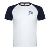 T-shirt de sport Indianapolis à manches courtes pour enfant Standard | Blanc-Navy Blue | 4 | sans marquage | non disponible | non disponible | non disponible
