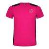 T-shirt de sport Detroit à manches courtes pour enfant Standard | Fuchsia-Noir | 4 | sans marquage | non disponible | non disponible | non disponible