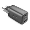 Fresh 'n Rebel chargeur rapide pour ordinateur portable 67 W GaN USB-C et USB-A Gris foncé | sans marquage | non disponible | non disponible