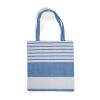 Sagaform Ella Hamam Sac en coton 41x38 cm Bleu / Blanc | sans marquage