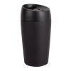 Mug de voyage Sagaform Loke avec finition caoutchoutée 240ml noir | sans marquage | non disponible | non disponible | non disponible