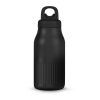 Sagaform Bouteille Truls en acier avec bouchon à clic pratique (recyclé) 500 ml Noir | sans marquage | non disponible | non disponible