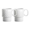 Sagaform Tasse à café Coffee & More 2 pcs 250ml Blanc | sans marquage