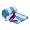 Serviette de plage Lord Nelson 80x160 cm Blanc-Bleu clair | sans marquage