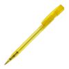 Stylo Nash Transparent Jaune-Jaune | Tampographie 1 couleur | sur le clip | 30 mm x 5 mm | non disponible