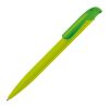 Stylo bille Atlas soft-touch Vert clair | Tampographie 1 couleur | sur le clip | 30 mm x 8 mm | non disponible