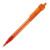 Stylo Futurepoint Transparent Orange-Orange | Sérigraphie 1 couleur | à 270 degrés du clip | 50 mm x 25 mm | non disponible