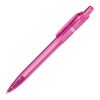 Stylo Ducal Clear transparent Rose-Rose | Sérigraphie 1 couleur | à 180 degrés du clip | 40 mm x 25 mm | non disponible