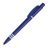 Stylo Tropic Colour opaque Bleu foncé | Sérigraphie 1 couleur | dans le prolongement du clip | 40 mm x 25 mm | non disponible