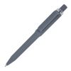 Stylo Ozzy soft touch Gris | Impression Numérique 3D | à 90 degrés du clip | 42 mm x 8 mm