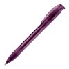 Stylo Apollo Transparent Transparent Pourple | Sérigraphie 1 couleur | à 90 degrés du clip | 40 mm x 25 mm | non disponible