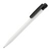 Stylo Ingeo TM Pen opaque Blanc-Noir | Sérigraphie 1 couleur | dans le prolongement du clip | 45 mm x 25 mm | non disponible