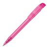 Stylo S45 Clear transparent Rose-Rose | Sérigraphie 1 couleur | à 90 degrés du clip | 45 mm x 25 mm | non disponible