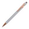 Stylo-bille Paris Deluxe métal caoutchouté Argent | Gravure | à 90 degrés du clip | 87 mm x 8 mm | non disponible