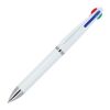 Stylo 4 couleurs Blanc | sans marquage | non disponible | non disponible