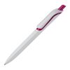 Stylo bille Click Shadow Fabriqué en Allemagne Blanc-Rose foncé | Tampographie 1 couleur | à 90 degrés du clip | 40 mm x 8 mm | non disponible