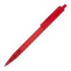 Stylo bille Kuma transparent Rouge / blanc-Rouge / blanc | Sérigraphie 1 couleur | à 180 degrés du clip | 45 mm x 25 mm | non disponible