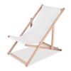 Chaise de plage pliante sublimation Blanc | sans marquage | non disponible | non disponible