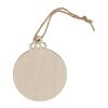 Ornement de Noël en bois en forme de boule Nature | sans marquage | non disponible | non disponible