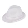 Chapeau en polyester avec bande Blanc | sans marquage | non disponible | non disponible