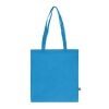 R-PET Sac de transport non tissé à longues poignées 38 x 42cm 75g/m² Bleu / Blanc | sans marquage | non disponible | non disponible | non disponible