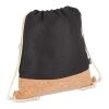 Sac à cordon R-PET & liège 35 x 40cm noir | sans marquage | non disponible | non disponible