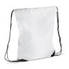 Sac à cordon 210T RPET Blanc | sans marquage | non disponible | non disponible | non disponible