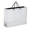 Sac cadeau en papier FSC 40 x 12 x 30cm 200g/m² Argent | sans marquage | non disponible | non disponible