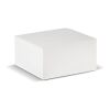 Bloc cube 10x10x5cm FSC Blanc | sans marquage | non disponible | non disponible | non disponible