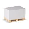 Bloc rectangulaire 12x8x6cm FSC sur palette en bois Multicolore | sans marquage | non disponible | non disponible | non disponible