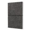 Carnet A5 en feutrine Gris foncé | sans marquage | non disponible | non disponible | non disponible