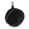 Oreiller masque de voyage avec housse à fermeture éclair noir | sans marquage | non disponible | non disponible