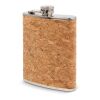 Hip-flask bouchon 220ml Nature | sans marquage | non disponible | non disponible | non disponible