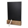 Tableau noir dans un support en bois Nature | sans marquage | non disponible | non disponible