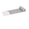 Serviette à séchage rapide R-PET 70x140cm sublimation Blanc-Gris | sans marquage | non disponible | non disponible
