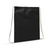 Sac cordelettes coton OEKO-TEX® 140g/m² 35x45cm Noir | sans marquage | non disponible | non disponible | non disponible