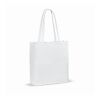 Sac en coton recyclé avec soufflet 140g/m² 38x10x42cm Blanc | sans marquage | non disponible | non disponible | non disponible