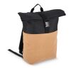 Sac à dos à roulettes en liège et R-PET 18L Noir | sans marquage | non disponible | non disponible | non disponible