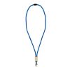 Lanyard paracorde R-PET Bleu / Blanc | sans marquage | non disponible | non disponible