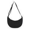 Sac à bandoulière demi-lune en R-PET 600D enduit de PU Noir | sans marquage | non disponible | non disponible